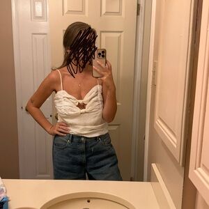 WAYF twist front cutout tank